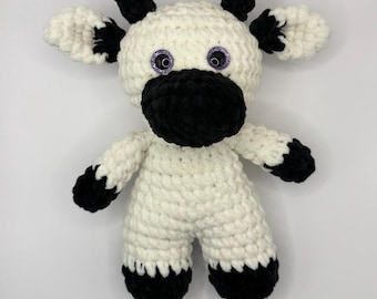 Black and white Cow Plushie - Stuffed Toy