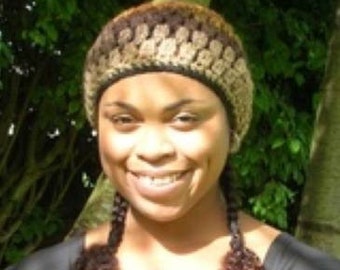 Movie Night Slouch Hat Crochet Pattern