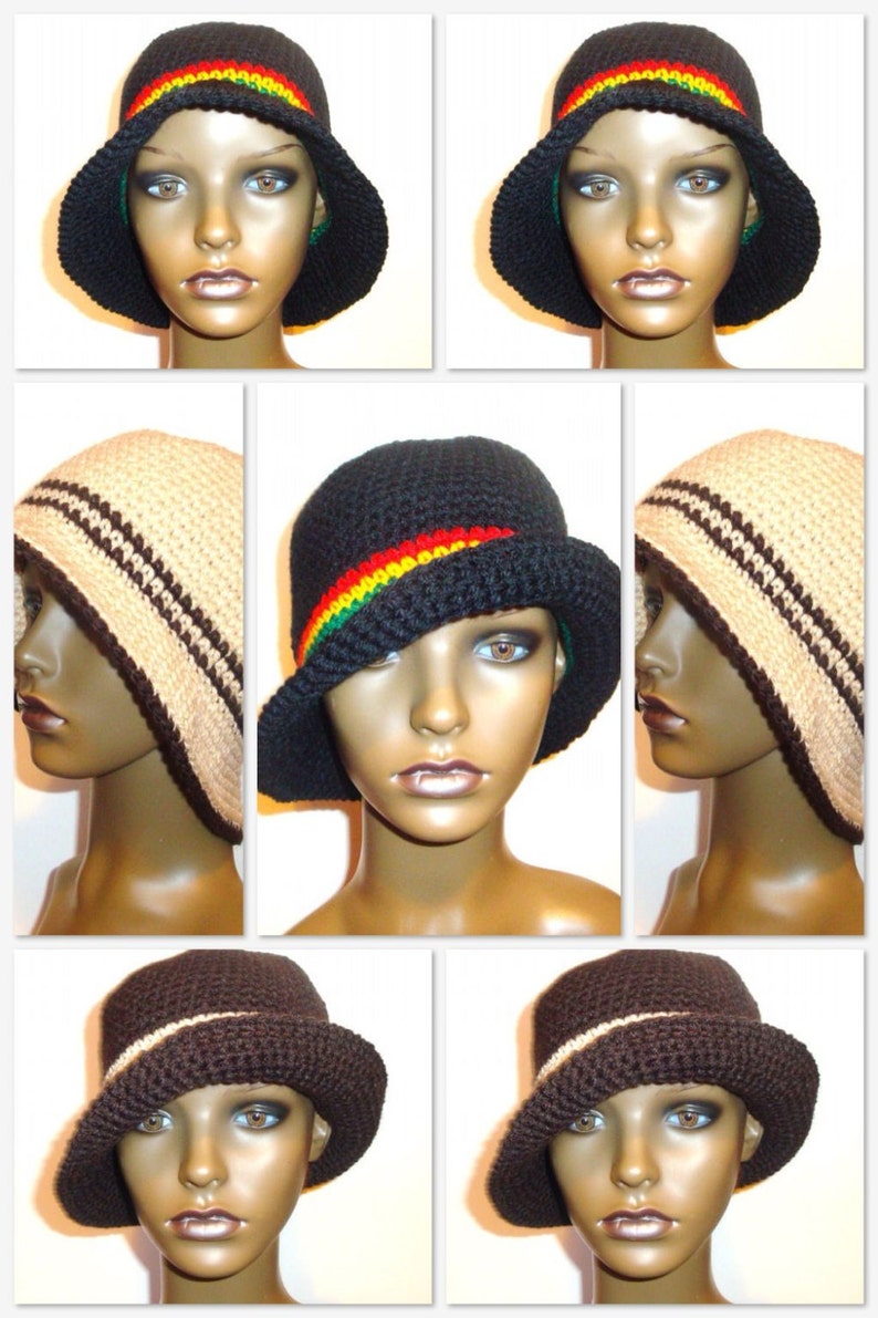 Bucket Hat Crochet Pattern image 1