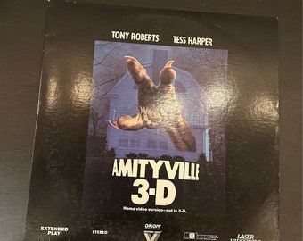 レーザーディスク アミティヴィル 3-D 1983 オリジナル オリオン ビデオディスク リリース 非常に良い