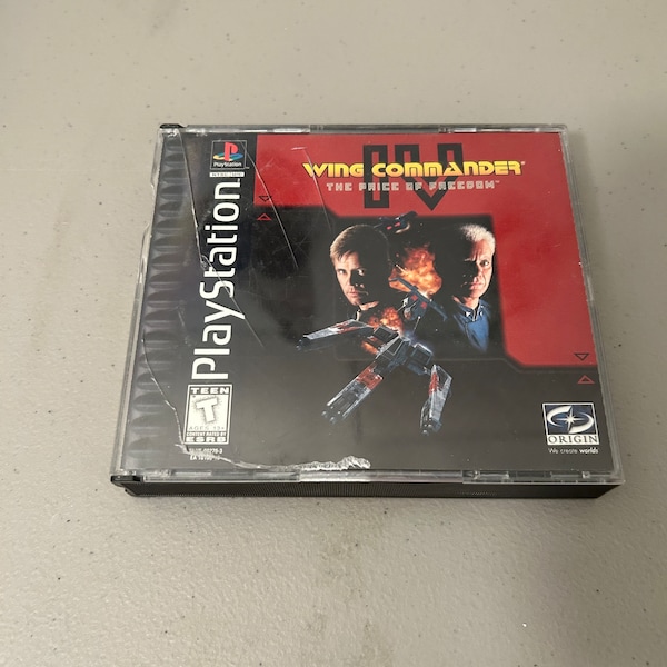 Wing Commander IV: The Price of Freedom (Sony PlayStation 1, 1997) Complete CIB