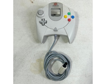 Sega Dreamcast Controller White Wired HKT-7700 OEM First Party Video Game Pad