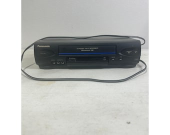 Panasonic PV-V4522 Omnivision VHS VCR 4-Head Hi-Fi Stereo Video Player Black