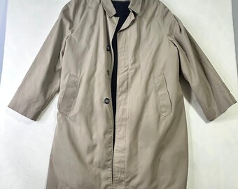 vintage Penneys Penn-Preprest trench-coat havane kaki doublure amovible