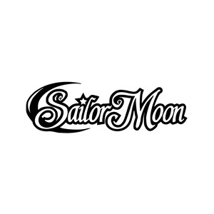 Sailor Moon Logo Vinyl Decal Sticker