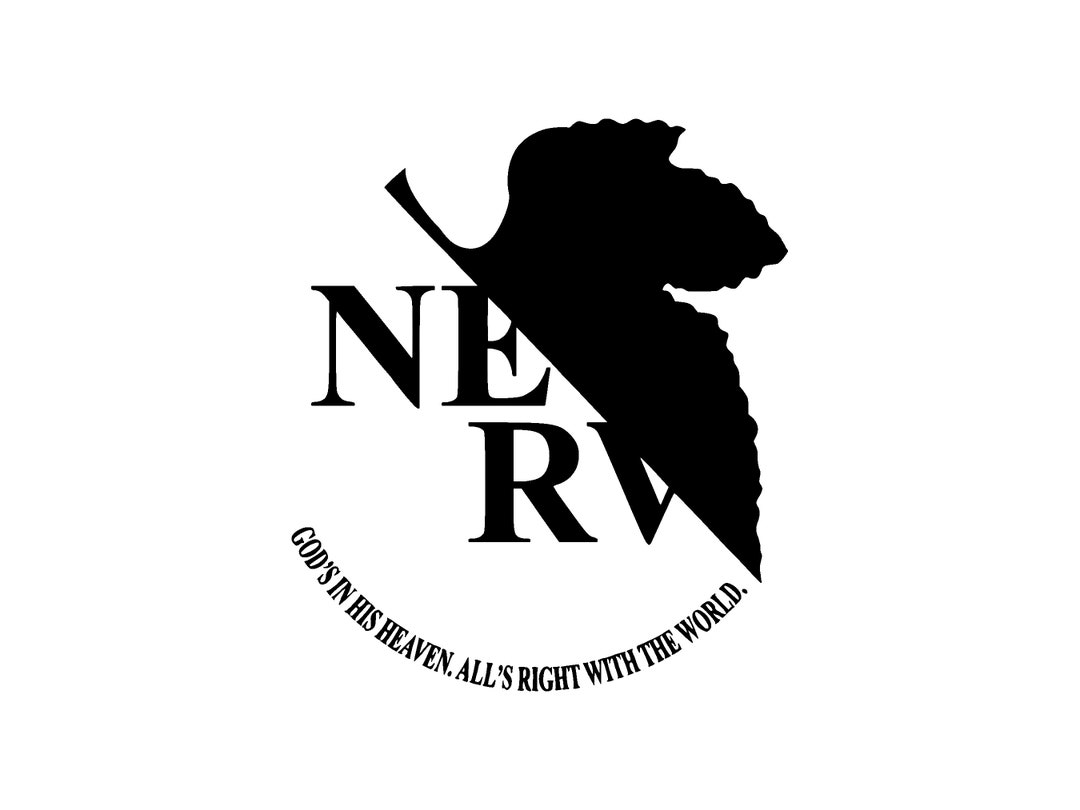 Evangelion NERV Vinyl Decal Sticker - Etsy