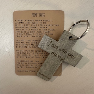 Pocket Cross Key Chain