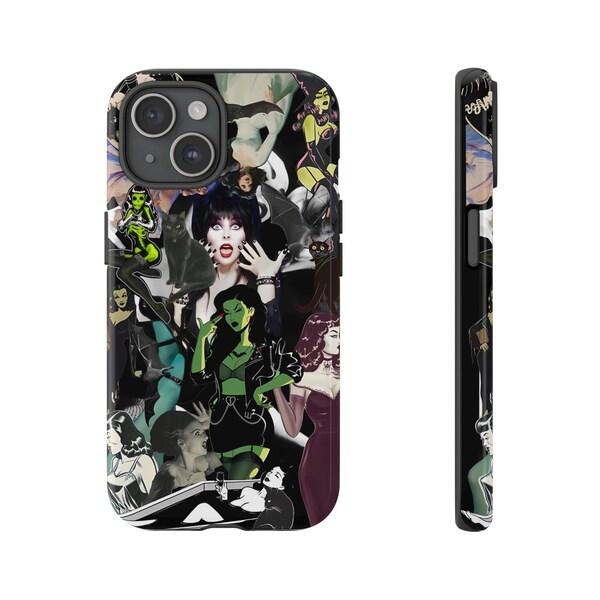 Goth Horror Women Phone Case, iPhone, Samsung, Phone Cover, Gothic Style, Witchy Vibes, Gothcore, Scream Queens, Gift Idea