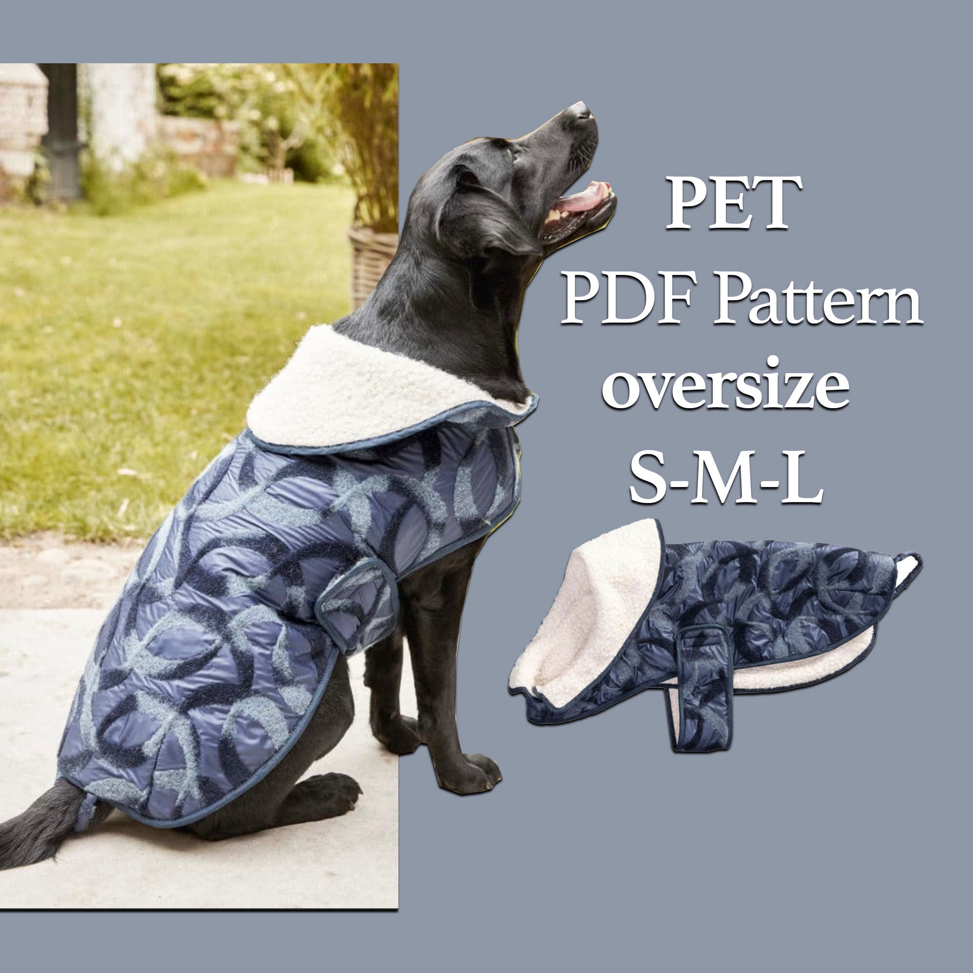 Dog Sweater Sewing Pattern, Dog Pattern, Dog Sewing Pattern, Dog Sweater Sewing Pattern, Pattern ...