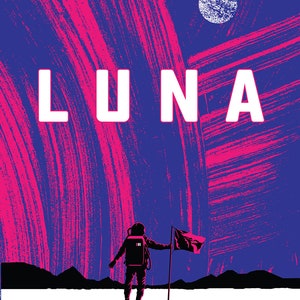 Luna Tour Poster Silkscreen Band Gigposter Music Art Wall Decor Wall Art image 1