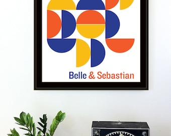 Silkscreen Belle and Sebastian Tour Poster 2019 - Hand Screenprint Music Poster