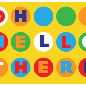 Oh Hello There Postcard Postcards Greeting Stationery Say - Etsy