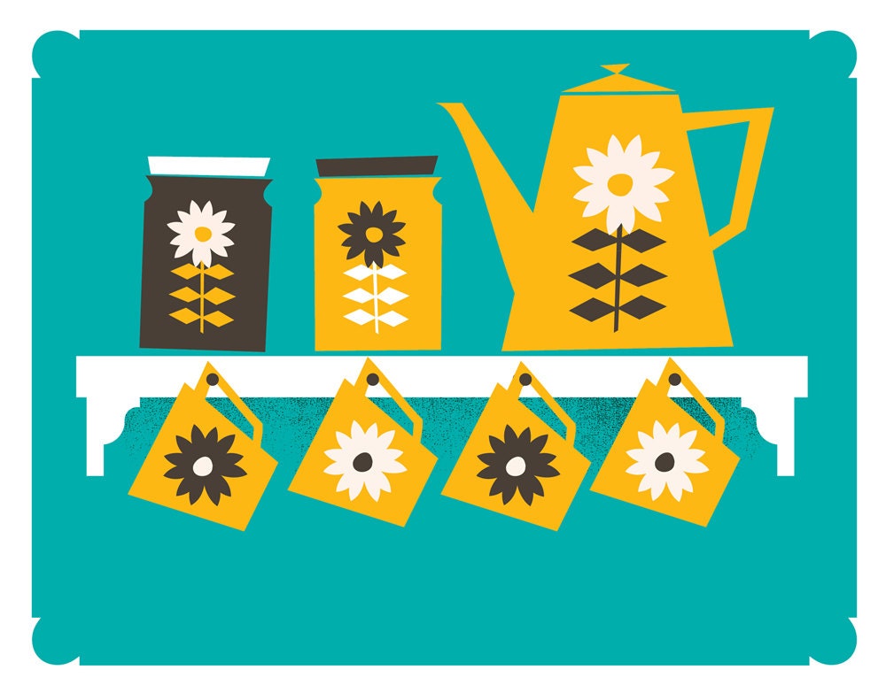 Coffee Art Kitchen Print Kitchen Art Coffee Print Etsy