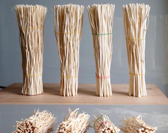 Mai-Nga Wood Diffuser Sticks 100g., 10inch length with sizing option of 1-6mm Dia.