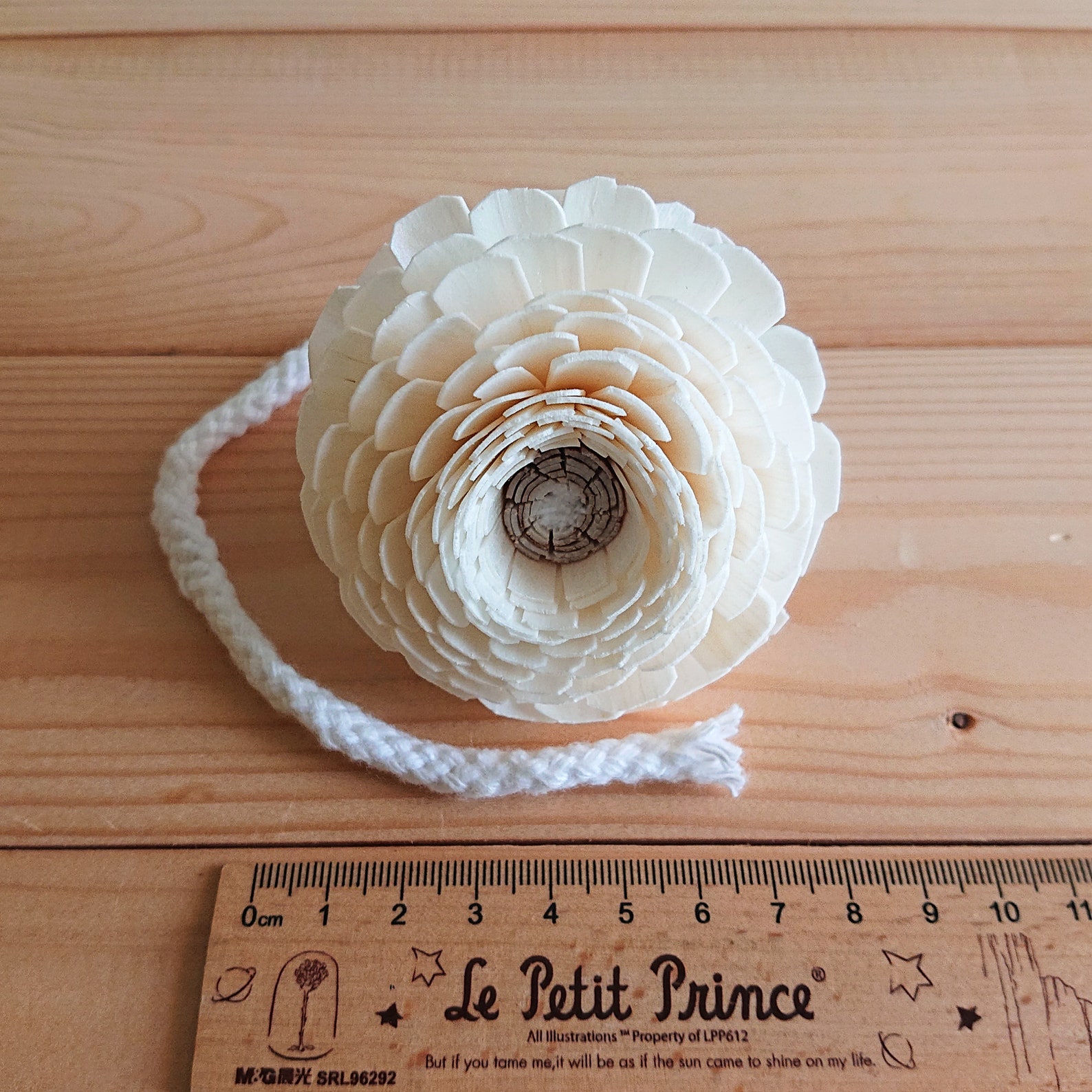 10 Sola Wood Diffuser Flowers With Cotton Rope, Mix of Zinnia ...