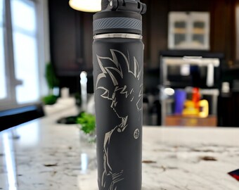 Dragon Ball Z - DBZ - Goku Silhouette - Water Bottle