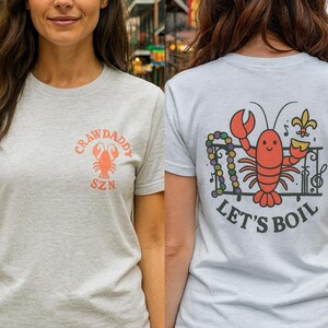 Crawfish Boil Shirt, Fun Summer Seafood Tee, Festival & Party Shirt, Crawfish SZN Apparel for Women, NOLA apparel, New Orleans tee