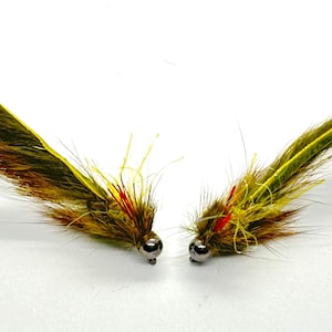 Honey Badger Sculpin Euro Jig Streamers (2 flies)