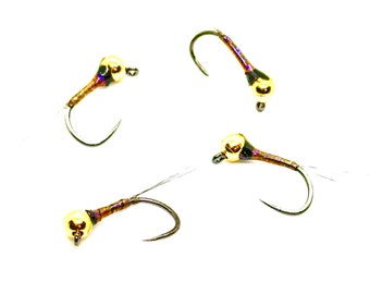 Olive Spanish Bullet Perdigons (2 flies)