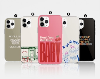 Harry Quote Phone Case Song Lyrics Cover fit For iPhone 16 Pro, 15 Plus, 14, 13, 12, 11, XS & Samsung S25, S24, A55, A54, Pixel 8