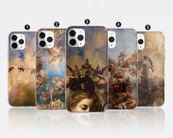 Renaissance Phone Case Aesthetic Art Cover for iPhone 17 Pro Max, 16e, 15, 14, 12 & Samsung S25 Ultra, S24 FE, A56, Pixel 9 Pro 8