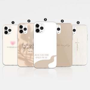 Christus Handyhülle Aesthetic Jesus God Cover für iPhone 16 Pro Max, 15 Plus, 14, 13, 12, 11, XS & Samsung S25, S24, A55, A54, Pixel 9 Pro 8