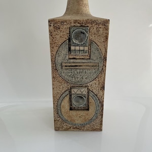 Large Troika Lamp Base by Annette Walters. Cornwall England c. 1960s