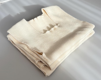 Ropa de hogar de algodón hecha a mano, camisola orgánica, ropa interior vintage, lencería suave hecha a mano