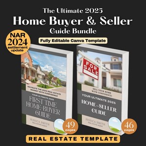 Real Estate Template Home Buyer Seller Guide Bundle Realtor Marketing Real Estate Plr Brochure Buyers Guide Seller Guide Real Estate Package