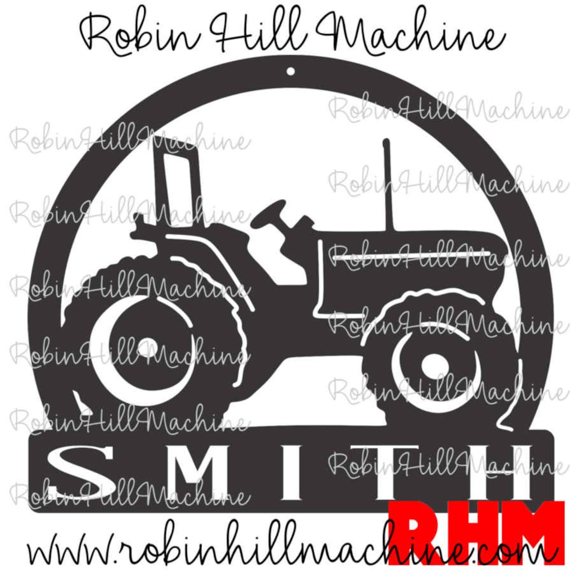 5 Tractor Files Dxf Svg Files Plasma Cutting CNC Laser Metal Etsy