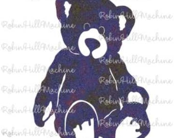 Teddy bear DXF and SVG files ~ plasma cutting water jet laser ~ file for milling metal art CNC