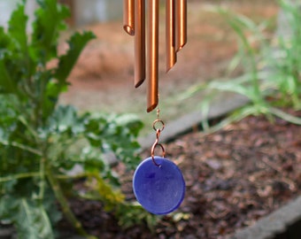 Handcrafted Copper Wind Chime - Soothing Sound for Outdoor Spaces - Modern & Elegant