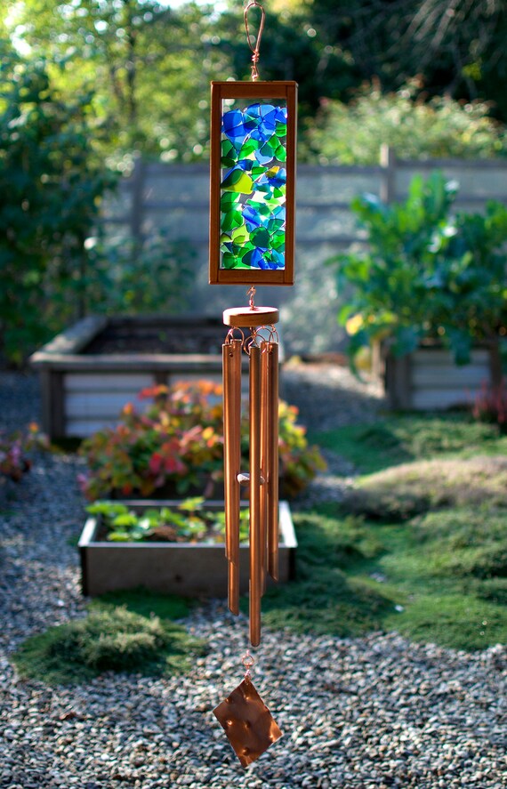 mosaic kaleidoscope chime wind windchime suncatcher cooling