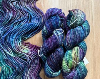 Malabrigo Vientos  Indonesia bulky merino wool yarn; hand dyed merino wool