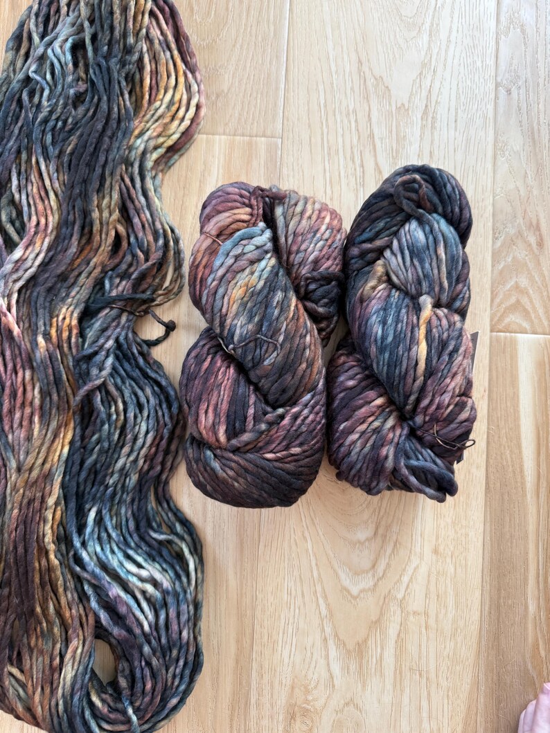 Malabrigo Rasta Woodland Super Bulky Merino Yarn - Lana merino de color neutro imagen 4