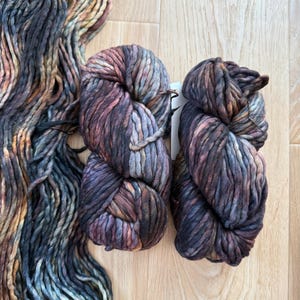 Malabrigo Rasta Woodland Super Bulky Merino Yarn - Lana merino de color neutro imagen 5