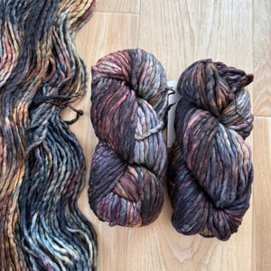 Malabrigo Rasta Woodland Super Bulky Merino Yarn - Lana merino de color neutro imagen 6