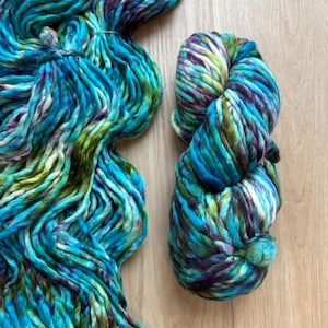 Malabrigo Rasta Merino Wool Yarn, Boomerang Multicolor Super Bulky merino wool yarn image 1