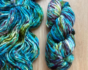 Malabrigo Rasta Merino Wool Yarn, Boomerang Multicolor Super Bulky merino wool yarn