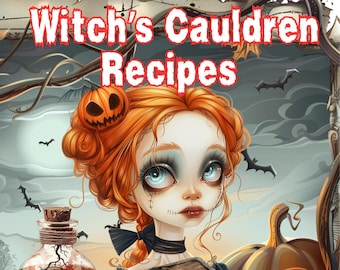 Halloween Kids Recipes, Printable Snacks, Pumpkin Parfait (Digital Download)