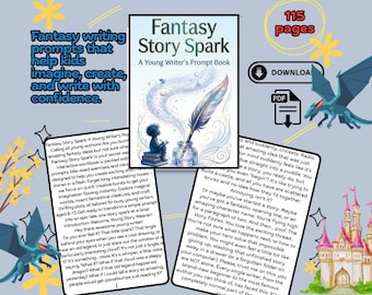 Fantasy Story Spark, Creative Writing Prompt Book for Kids (PDF)