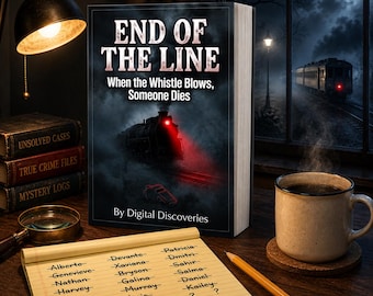 Train Murder Mystery Puzzle Book for Adults, Whodunit Detective Logic Games, Crime Solving Brain Teasers, 5000+ Suspects-Large Print