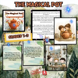 The Magic Pot: un libro di fiabe per bambini commovente su gentilezza, scelte e conseguenze - Apprendimento SEL, lettura ad alta voce in classe, consapevolezza