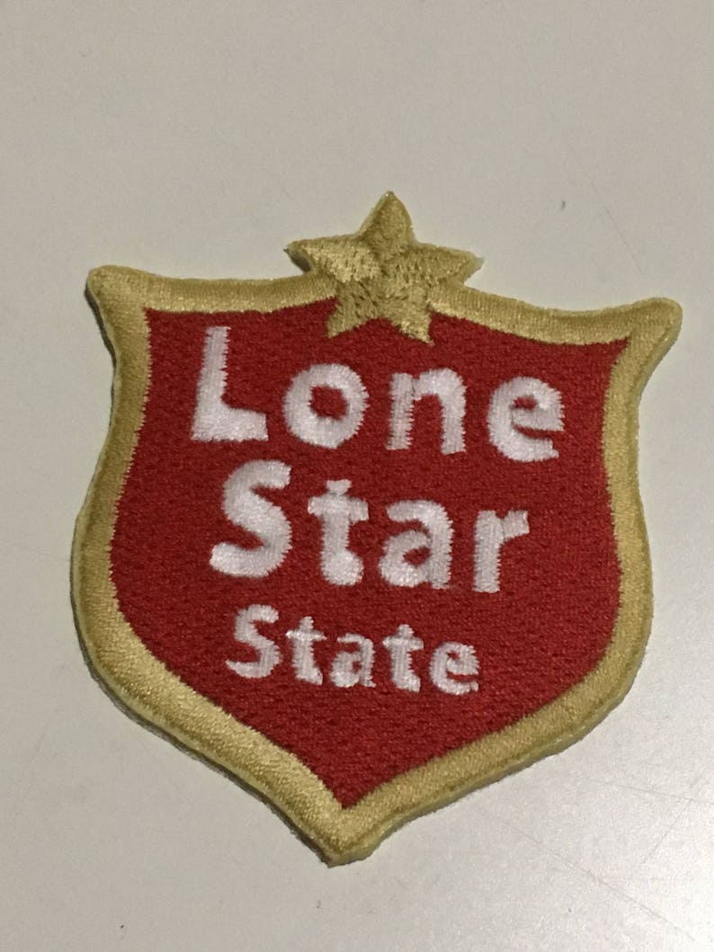 Texas Patch Lone Star State Iron on