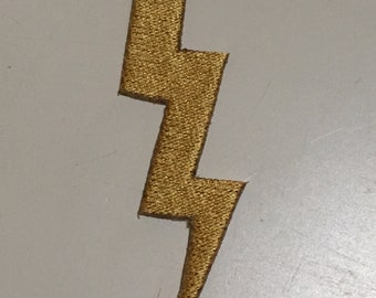 Right lightning bolt patch