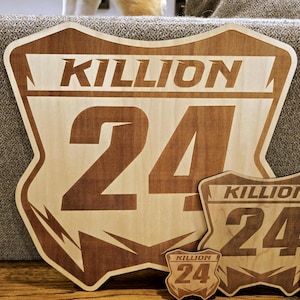 Motocross Number Plate Digital File