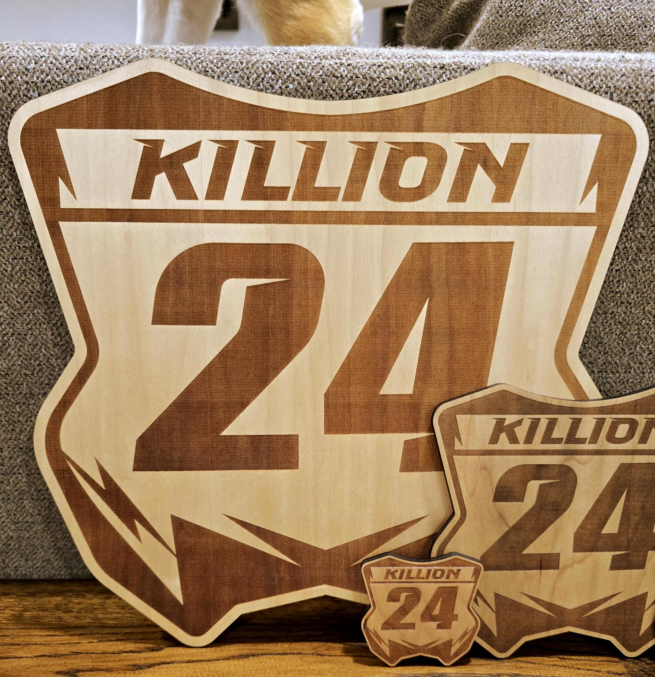 Dirt Bike Number Plate Vector