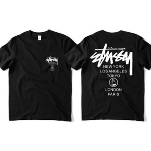 Stussy Bedrucktes Streetwear-T-Shirt, Billard-Inspirationsshirt Ball 8 Pool-Shirt, Y2K-T-Shirt-T-Shirt, trendiges Shirt, individuelles Sweatshirt und Hoodie Bild 3