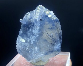 Raro ejemplar de cristal de cuarzo azul, Afganistán (29 g)