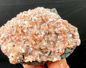 Chalcedony on Heulandite Mineral Specimen from Maharashtra, India - 163 G